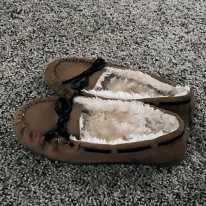 Furry- felted Moccasin